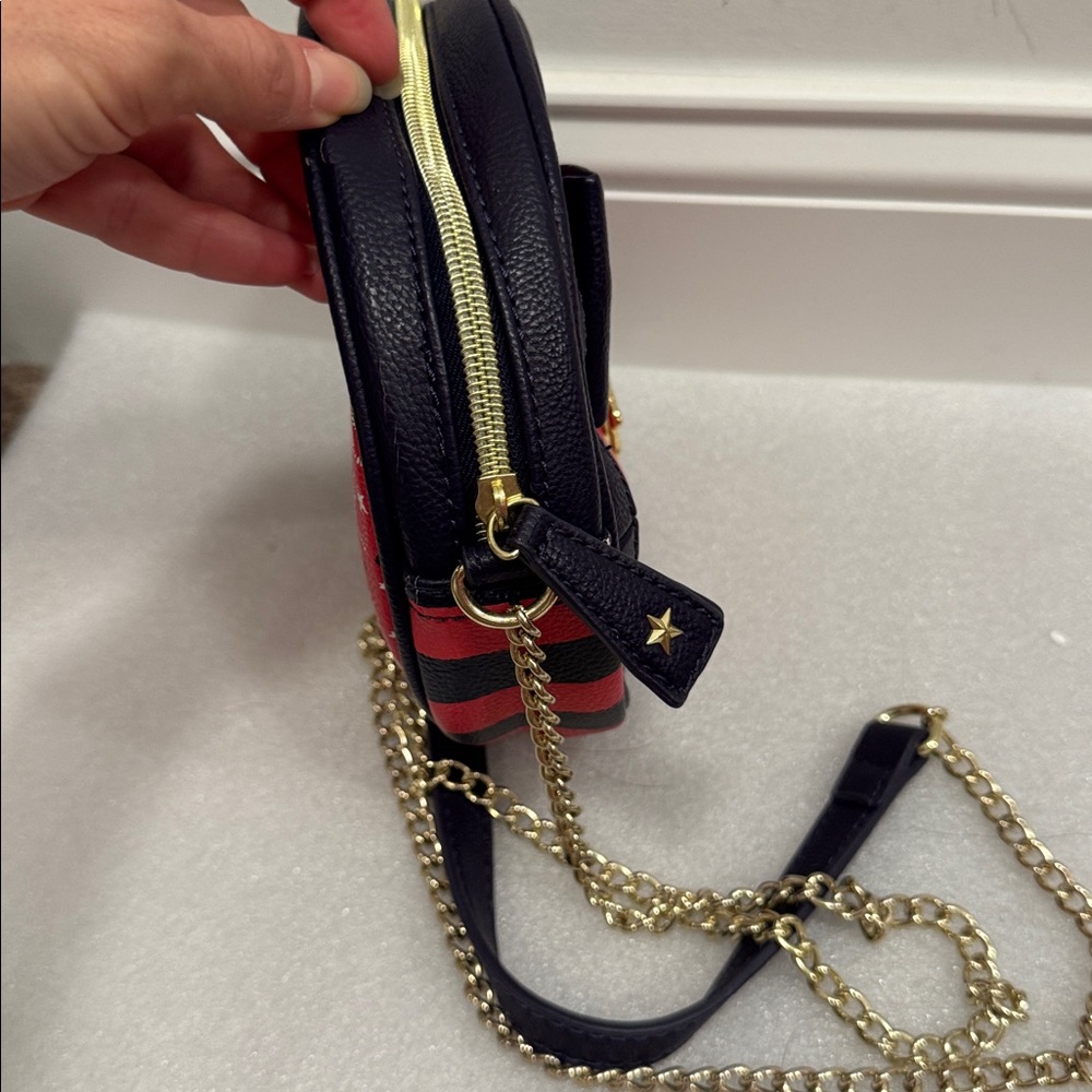 Betsey Johnson nautical wheel anchor circular crossbody bag purse - Picture 3 of 7